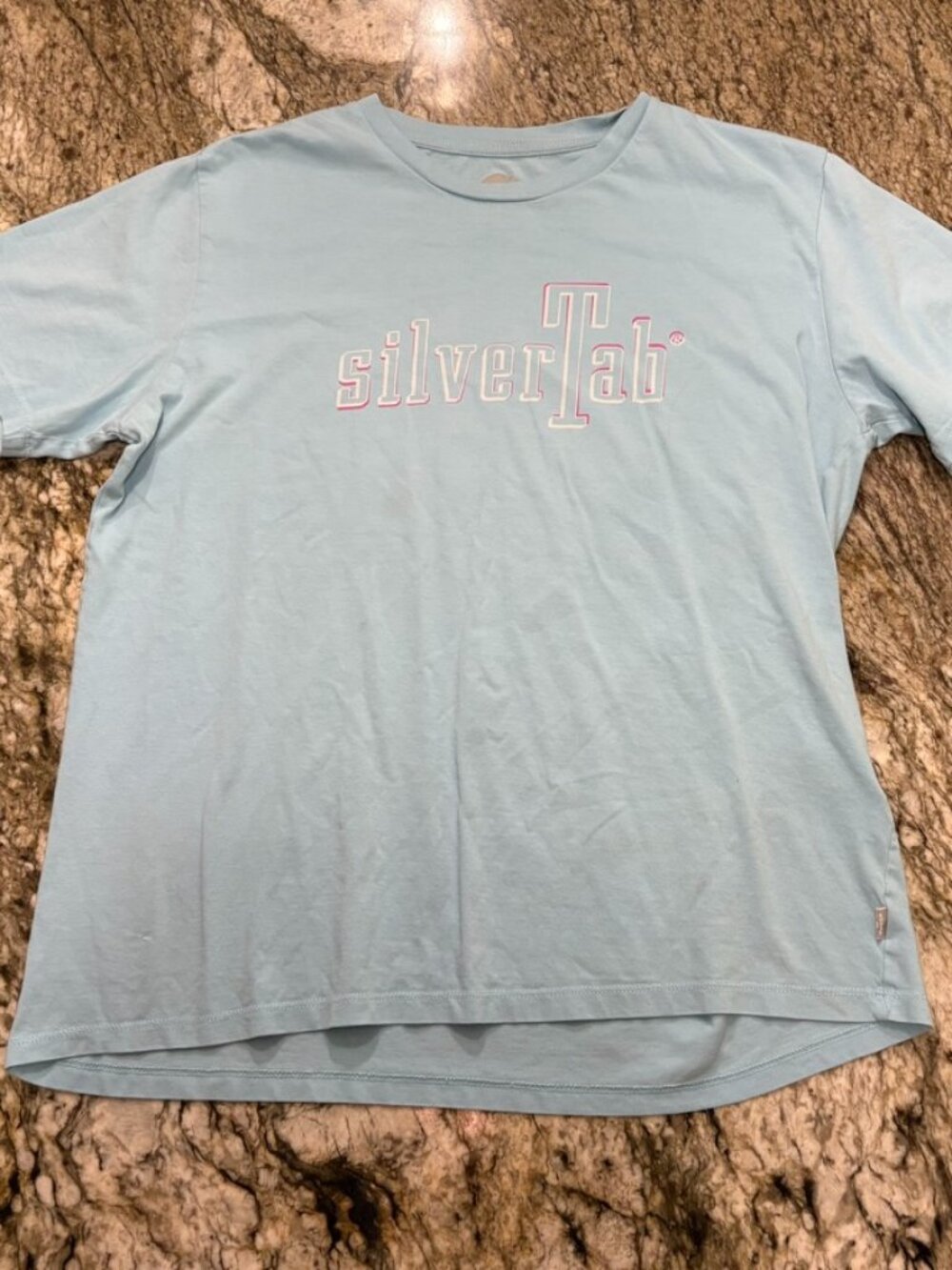 Levi's Light Blue Silver Tab Graphic T-Shirt
